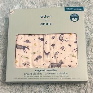 aden + anais Organic Muslin Blanket with Animal Print